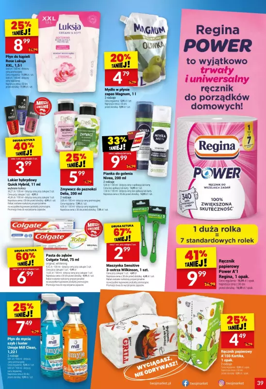 Twój Market - gazetka promocyjna Gazetka od wtorku 17.06 do wtorku 24.06 - strona 39