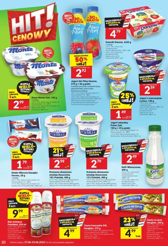 Twój Market - gazetka promocyjna Gazetka od wtorku 17.06 do wtorku 24.06 - strona 20