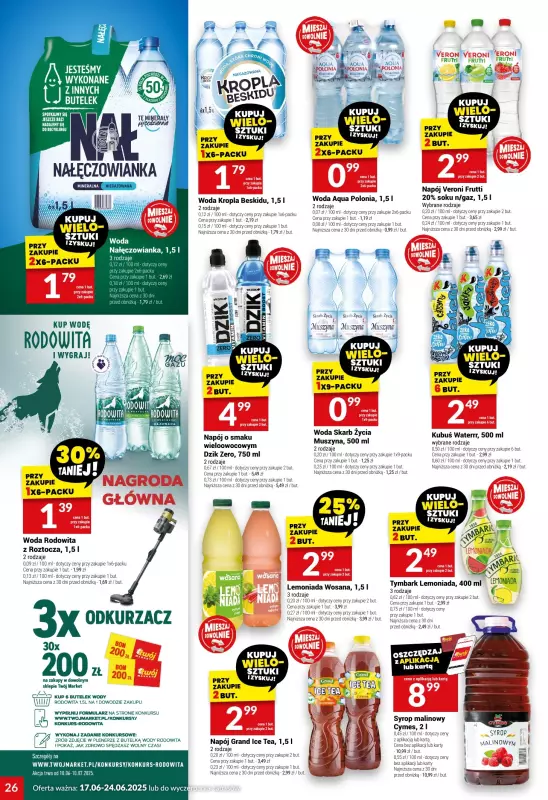 Twój Market - gazetka promocyjna Gazetka od wtorku 17.06 do wtorku 24.06 - strona 26