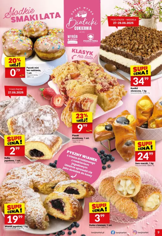 Twój Market - gazetka promocyjna Gazetka od środy 25.06 do wtorku 01.07 - strona 9