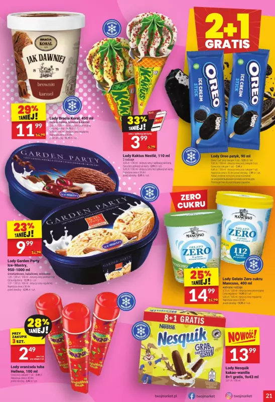 Twój Market - gazetka promocyjna Gazetka od środy 25.06 do wtorku 01.07 - strona 21