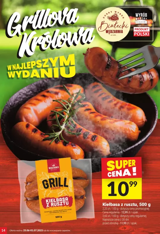 Twój Market - gazetka promocyjna Gazetka od środy 25.06 do wtorku 01.07 - strona 14
