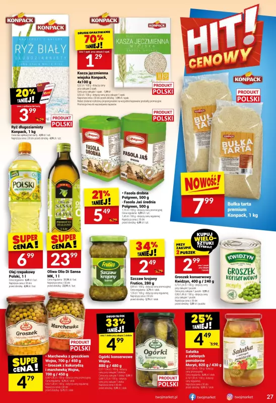 Twój Market - gazetka promocyjna Gazetka od środy 25.06 do wtorku 01.07 - strona 27