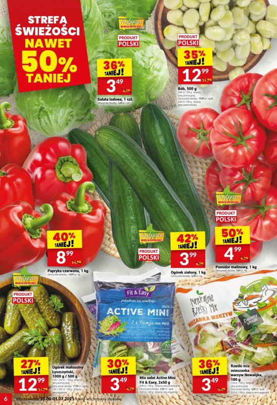Twój Market - gazetka promocyjna Gazetka od środy 25.06 do wtorku 01.07 - strona 6