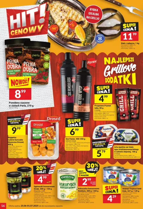 Twój Market - gazetka promocyjna Gazetka od środy 25.06 do wtorku 01.07 - strona 16
