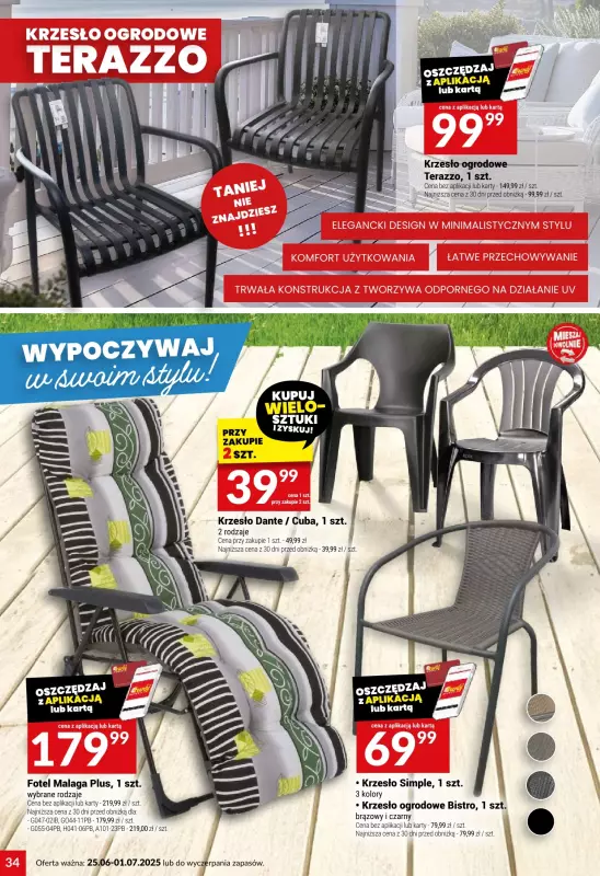 Twój Market - gazetka promocyjna Gazetka od środy 25.06 do wtorku 01.07 - strona 34