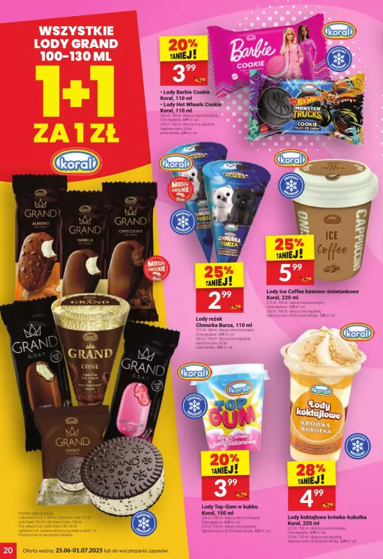 Twój Market - gazetka promocyjna Gazetka od środy 25.06 do wtorku 01.07 - strona 20