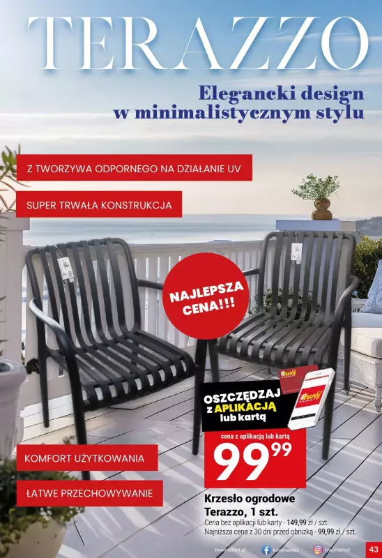 Twój Market - gazetka promocyjna Gazetka od środy 25.06 do wtorku 01.07 - strona 43