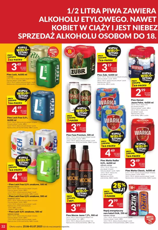 Twój Market - gazetka promocyjna Gazetka od środy 25.06 do wtorku 01.07 - strona 32