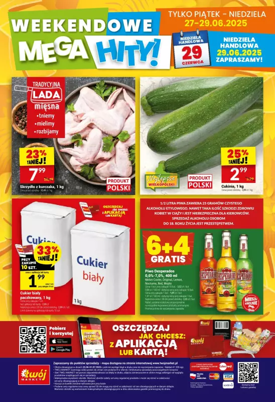 Twój Market - gazetka promocyjna Gazetka od środy 25.06 do wtorku 01.07 - strona 40