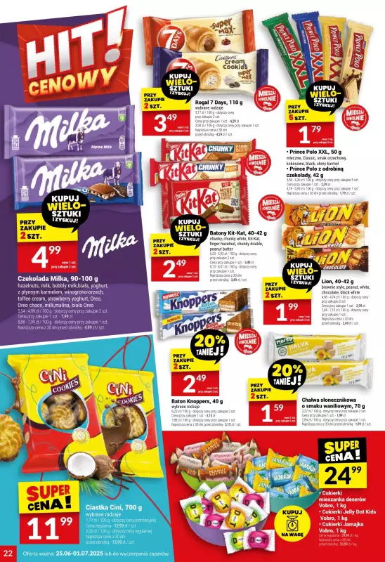 Twój Market - gazetka promocyjna Gazetka od środy 25.06 do wtorku 01.07 - strona 22