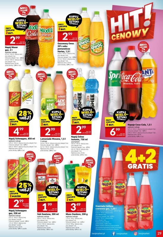 Twój Market - gazetka promocyjna Gazetka od środy 02.07 do wtorku 08.07 - strona 29