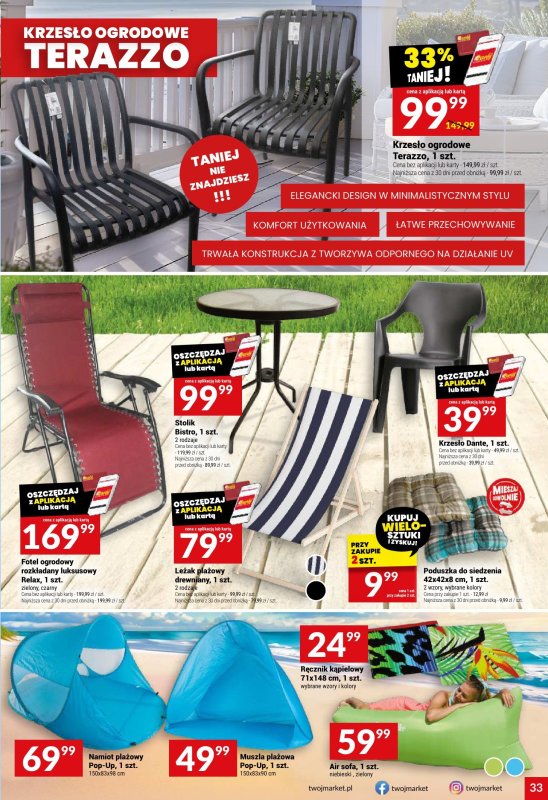 Twój Market - gazetka promocyjna Gazetka od środy 02.07 do wtorku 08.07 - strona 33