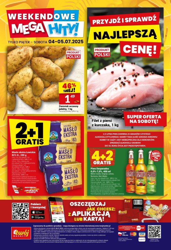 Twój Market - gazetka promocyjna Gazetka od środy 02.07 do wtorku 08.07 - strona 40