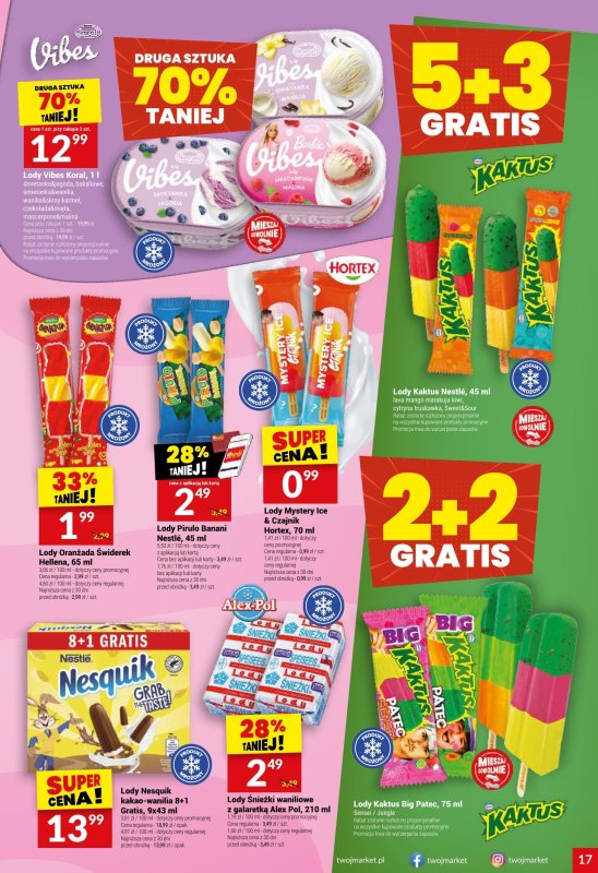 Twój Market - gazetka promocyjna Gazetka od środy 02.07 do wtorku 08.07 - strona 17