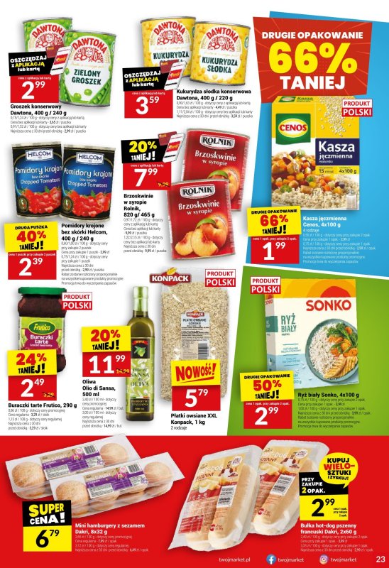 Twój Market - gazetka promocyjna Gazetka od środy 02.07 do wtorku 08.07 - strona 23