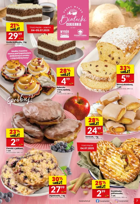 Twój Market - gazetka promocyjna Gazetka od środy 02.07 do wtorku 08.07 - strona 7