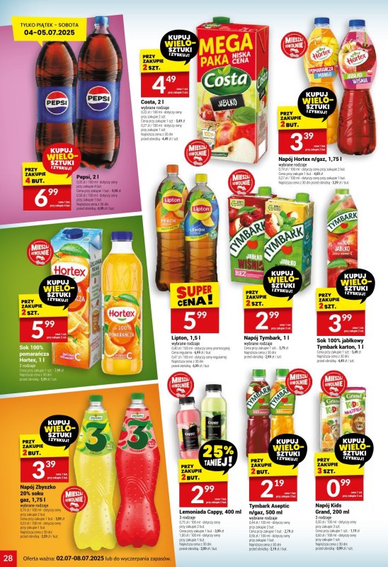 Twój Market - gazetka promocyjna Gazetka od środy 02.07 do wtorku 08.07 - strona 28