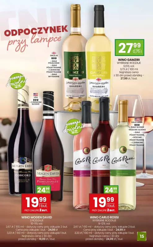 Twój Market - gazetka promocyjna Gazetka alkoholowa od wtorku 08.07 do czwartku 31.07 - strona 15