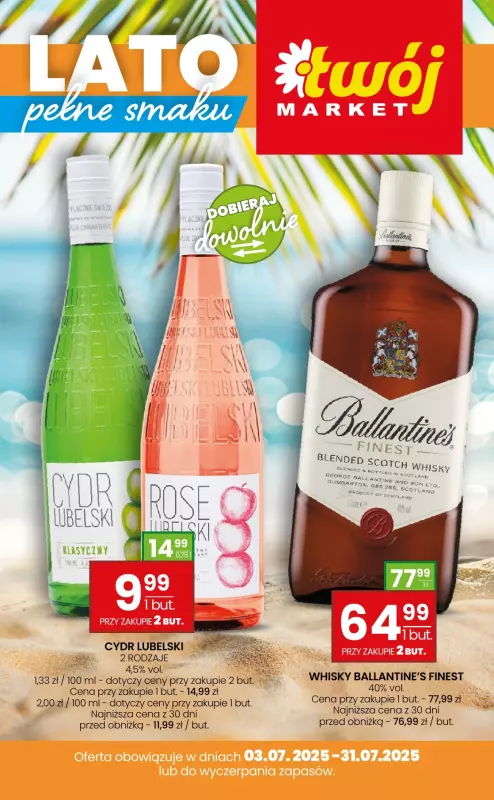 Twój Market - gazetka promocyjna Gazetka alkoholowa  