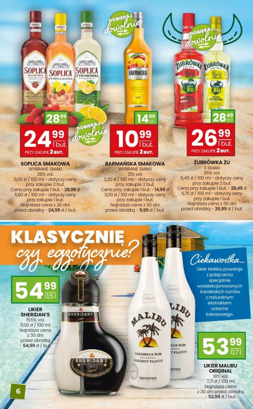 Twój Market - gazetka promocyjna Gazetka alkoholowa od wtorku 08.07 do czwartku 31.07 - strona 6
