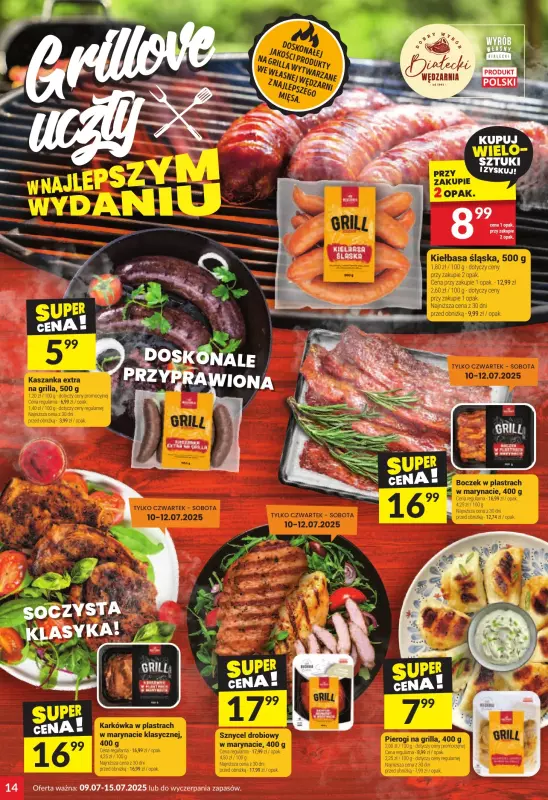 Twój Market - gazetka promocyjna Gazetka od środy 09.07 do wtorku 15.07 - strona 14