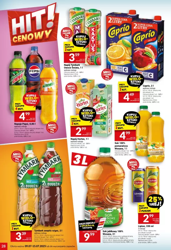 Twój Market - gazetka promocyjna Gazetka od środy 09.07 do wtorku 15.07 - strona 28