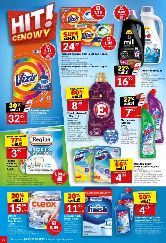 Twój Market - gazetka promocyjna Gazetka od środy 09.07 do wtorku 15.07 - strona 38