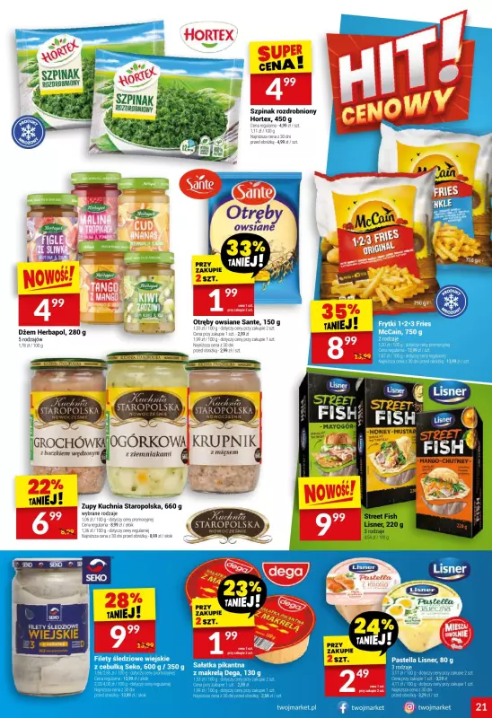 Twój Market - gazetka promocyjna Gazetka od środy 09.07 do wtorku 15.07 - strona 21