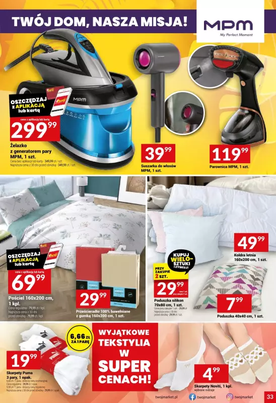 Twój Market - gazetka promocyjna Gazetka od środy 09.07 do wtorku 15.07 - strona 33