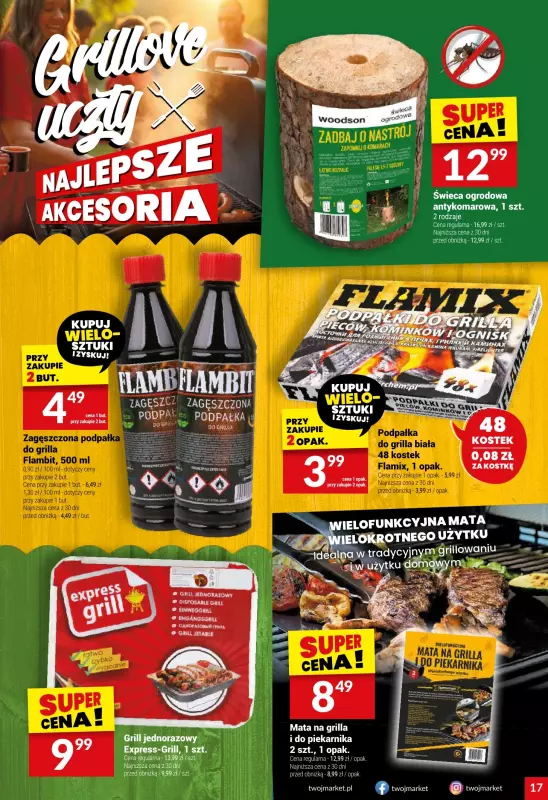 Twój Market - gazetka promocyjna Gazetka od środy 09.07 do wtorku 15.07 - strona 17
