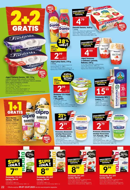 Twój Market - gazetka promocyjna Gazetka od środy 09.07 do wtorku 15.07 - strona 22