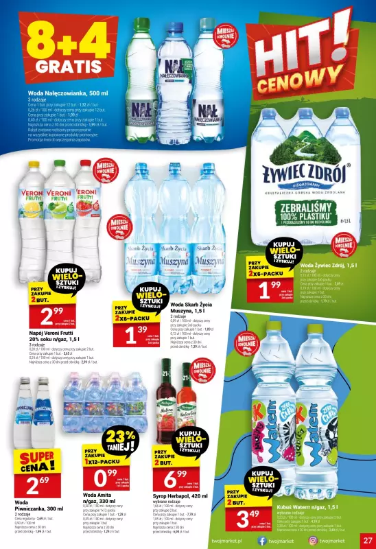 Twój Market - gazetka promocyjna Gazetka od środy 09.07 do wtorku 15.07 - strona 27