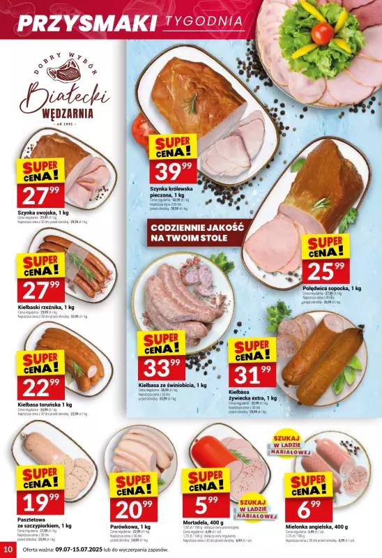 Twój Market - gazetka promocyjna Gazetka od środy 09.07 do wtorku 15.07 - strona 10