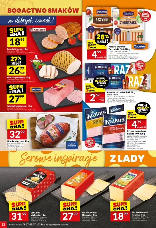 Twój Market - gazetka promocyjna Gazetka od środy 09.07 do wtorku 15.07 - strona 12