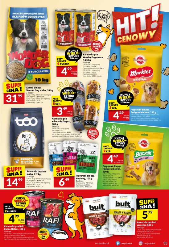 Twój Market - gazetka promocyjna Gazetka od środy 09.07 do wtorku 15.07 - strona 35