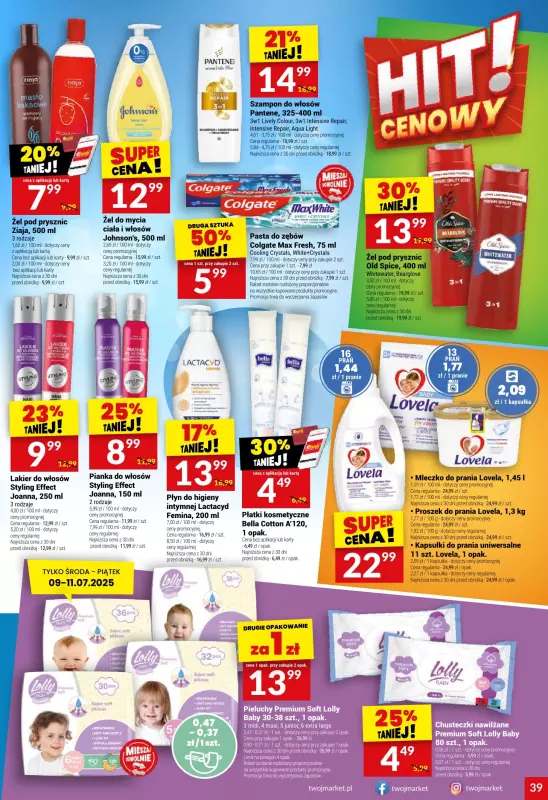 Twój Market - gazetka promocyjna Gazetka od środy 09.07 do wtorku 15.07 - strona 39