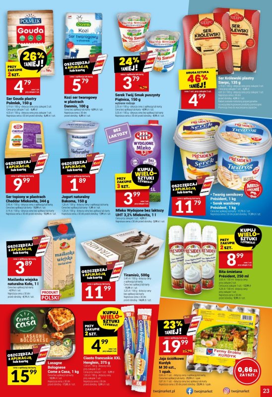 Twój Market - gazetka promocyjna Gazetka od środy 09.07 do wtorku 15.07 - strona 23