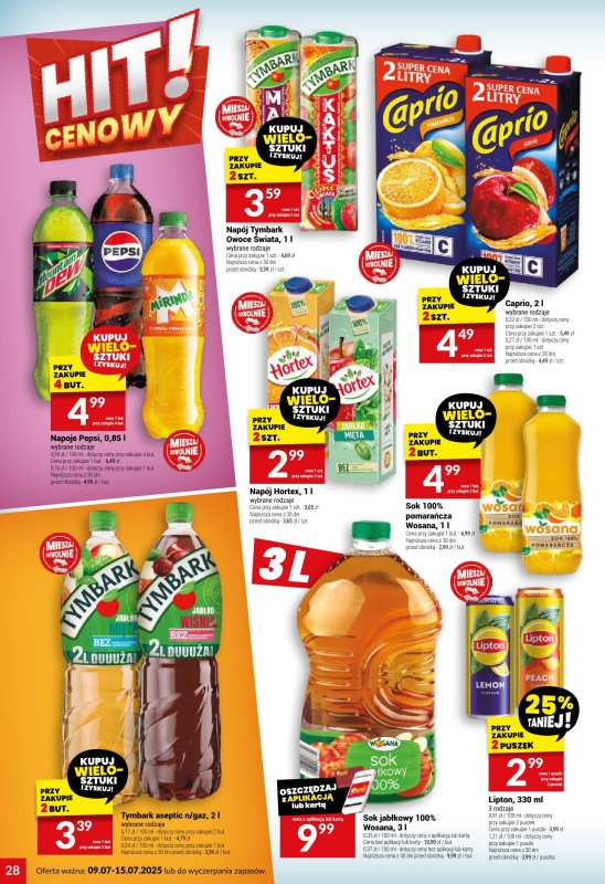 Twój Market - gazetka promocyjna Gazetka od środy 09.07 do wtorku 15.07 - strona 28