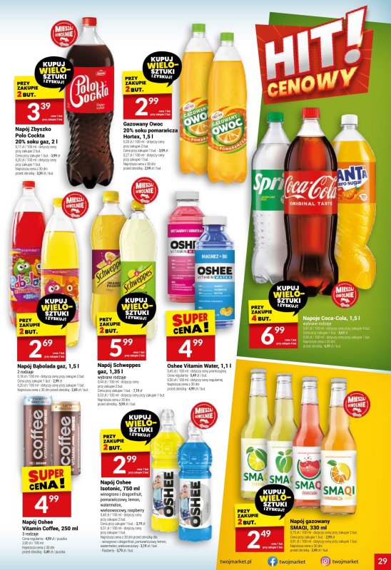 Twój Market - gazetka promocyjna Gazetka od środy 09.07 do wtorku 15.07 - strona 29