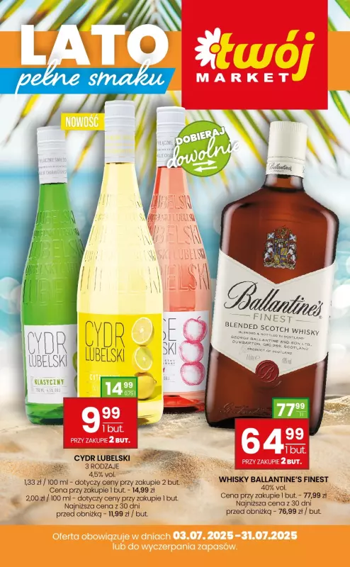 Twój Market - gazetka promocyjna Gazetka alkoholowa  