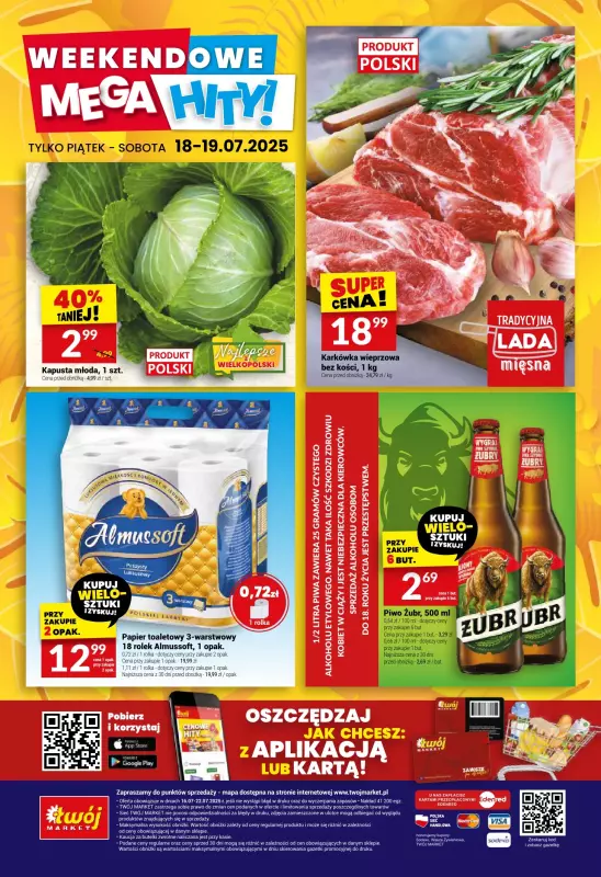 Twój Market - gazetka promocyjna Gazetka od środy 16.07 do wtorku 22.07 - strona 40