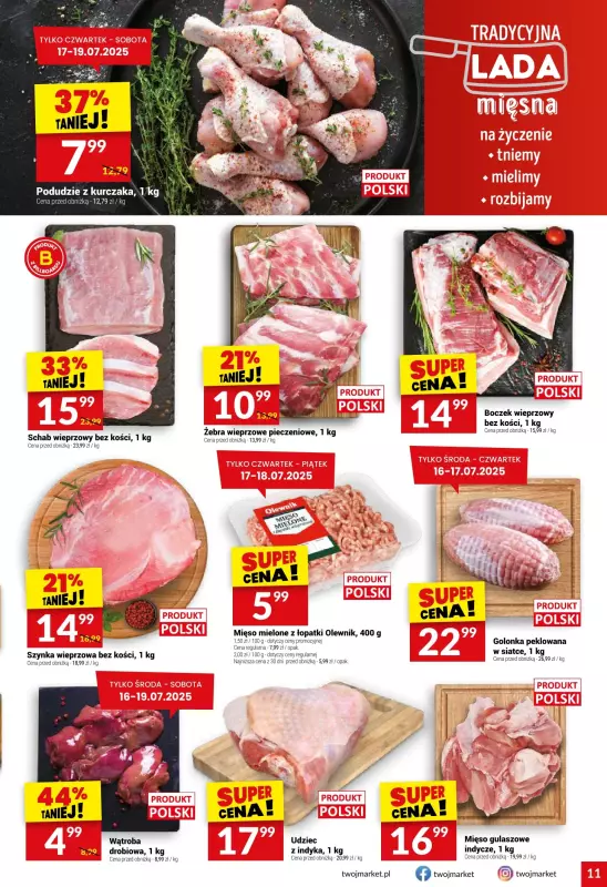 Twój Market - gazetka promocyjna Gazetka od środy 16.07 do wtorku 22.07 - strona 11