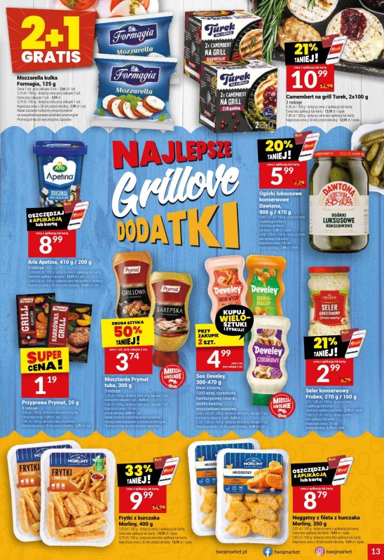 Twój Market - gazetka promocyjna Gazetka od środy 16.07 do wtorku 22.07 - strona 13