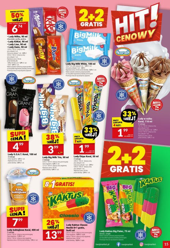 Twój Market - gazetka promocyjna Gazetka od środy 16.07 do wtorku 22.07 - strona 15