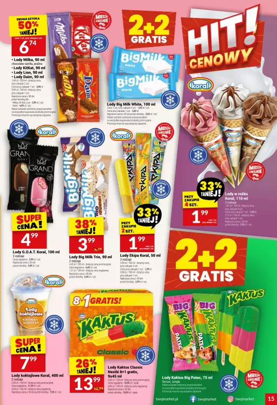 Twój Market - gazetka promocyjna Gazetka od środy 16.07 do wtorku 22.07 - strona 15