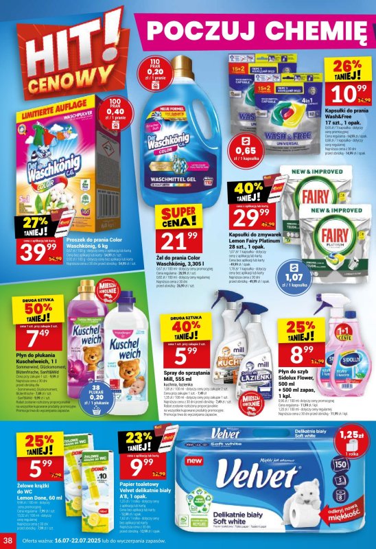 Twój Market - gazetka promocyjna Gazetka od środy 16.07 do wtorku 22.07 - strona 38