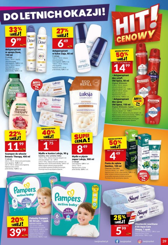 Twój Market - gazetka promocyjna Gazetka od środy 16.07 do wtorku 22.07 - strona 39