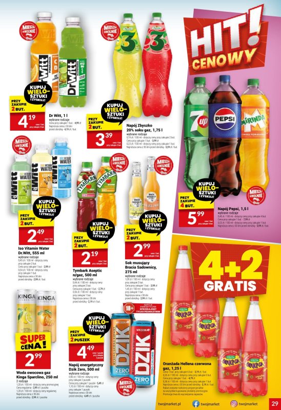 Twój Market - gazetka promocyjna Gazetka od środy 16.07 do wtorku 22.07 - strona 29