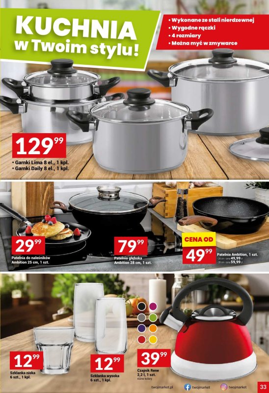 Twój Market - gazetka promocyjna Gazetka od środy 16.07 do wtorku 22.07 - strona 33